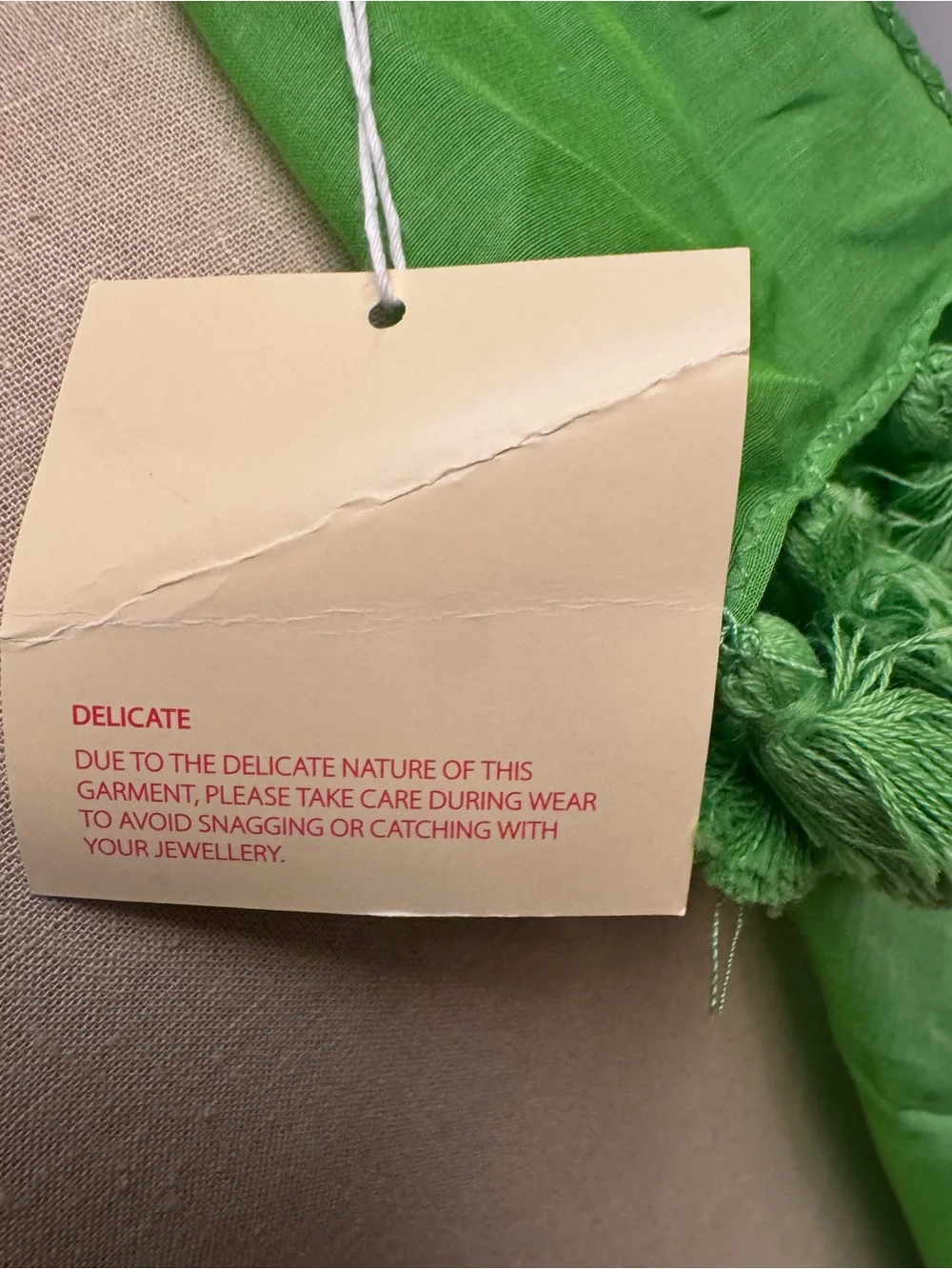 Boden Bright Green Lightweight Women's Wrap Scarf